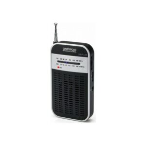 Ραδιόφωνο Τρανζίστορ Daewoo DRP-105 S FM/AM Μαύρο Γκρι EAN : 8413240600114