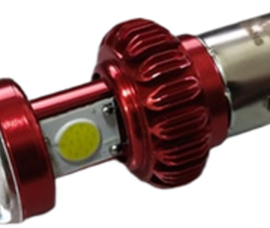 ΛΑΜΠΑ LED BA20D 2 COB HI/LOW ΑΛΟΥΜΙΝΙΟΥ ΚΟΚΚΙΝΗ 1TEM