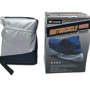 ΚΑΛΥΜΑ ΜΟΤΟ XXL MC001 170T ΜΠΛΕ ΑΣΗΜΙ WINGER 264X104X130CM