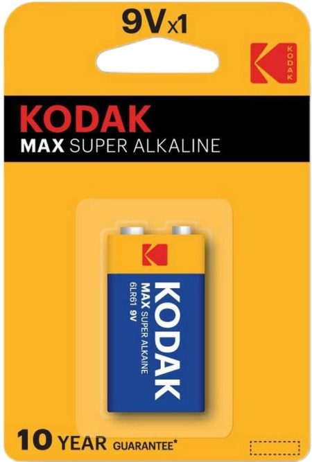 kodak max alkaline 9v Μπαταρίες