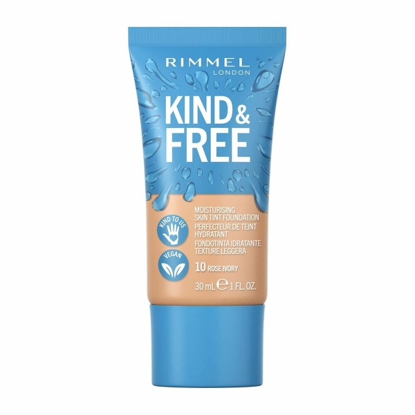 ΒΑΣΗ ΜΑΚΙΓΙΑΖ ΚΡΕΜΩΔΕΣ RIMMEL LONDON KIND & FREE 10-ROSE IVORY (30 ML) ΒΑΣΗ ΜΑΚΙΓΙΑΖ ΚΡΕΜΩΔΕΣ RIMMEL LONDON KIND & FREE 10-ROSE IVORY (30 ML)