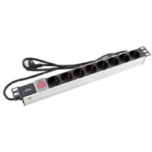 Πολύπριζο 19 "8 Schuko Monolyth 3050001