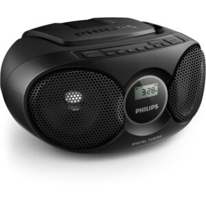CD ΡΑΔΙΟΦΩΝΟ PHILIPS AZ215B/12 3W ΜΑΥΡΟ 1ΤΕΜ