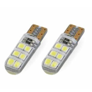 ΛΑΜΠΑΚΙ Ρ10 STADARD LED SILCA 12V-1.5W-5600K-12LED(ΛΕΥΚΟ/ΦΥΧΡΟ)ΑΜΙΟ-2ΤΕΜ.