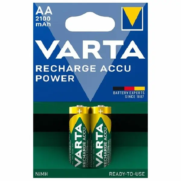 ΜΠΑΤΑΡΙΑ VARTA LONGLIFE NI-MH AA 2100 mAh 1,2 V 1,2 V (x2) ΜΠΑΤΑΡΙΑ VARTA LONGLIFE NI-MH AA 2100 mAh 1,2 V 1,2 V (x2)
