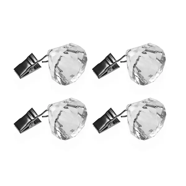 ΣΦΙΓΚΤΗΡΑΣ ΓΙΑ ΤΑ ΤΡΑΠΕΖΟΜΑΝΤΙΛΑ VERSA 3,6 x 6 x 3,6 cm ΔΙΑΜΑΝΤΙ 4ΤΕΜ ΣΦΙΓΚΤΗΡΑΣ ΓΙΑ ΤΑ ΤΡΑΠΕΖΟΜΑΝΤΙΛΑ VERSA 3,6 x 6 x 3,6 cm ΔΙΑΜΑΝΤΙ 4ΤΕΜ