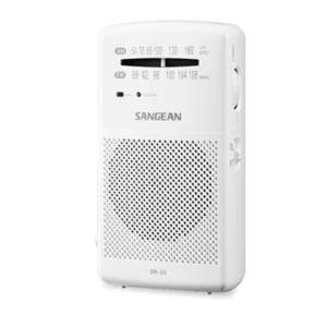 ΡΑΔΙΟΦΩΝΟ SANGEAN SR35W BLANCO ΛΕΥΚΟ ΜΑΥΡΟ 1ΤΕΜ